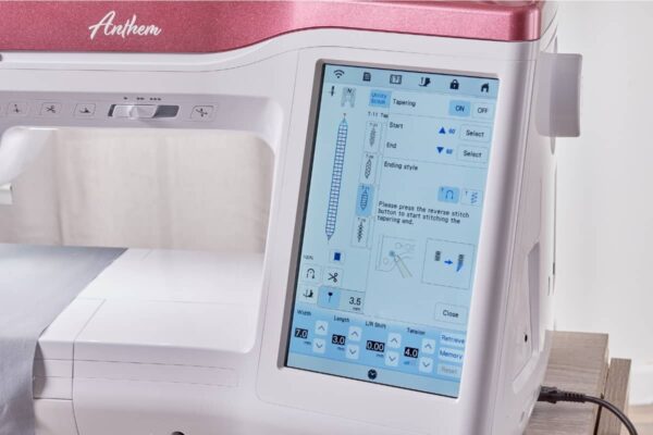 Baby Lock Anthem Computerized Sewing Machine screen