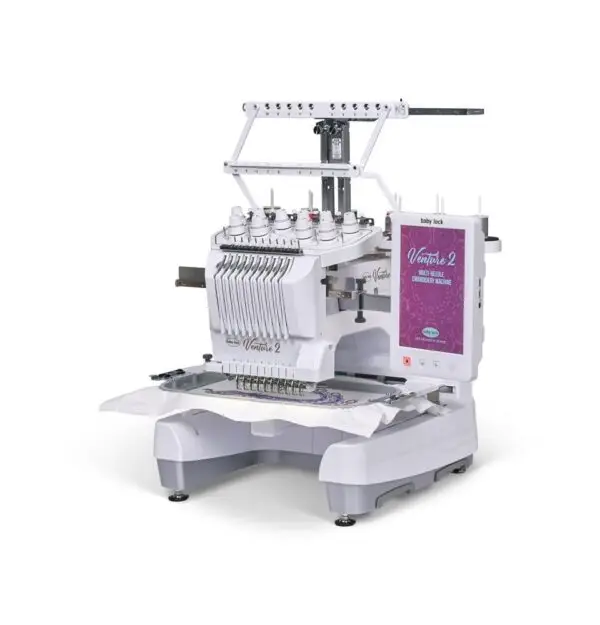 Baby Lock Venture 2 Multi-Needle Embroidery Machine left